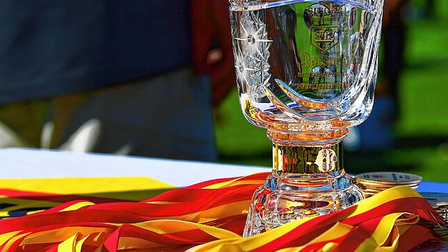 Objekt der Begierde: Das Pokalfinale findet am Himmelfahrtstag (Donnerstag, 31. Mai) statt. Auf dem Weg dorthin stehen sich der SV ...