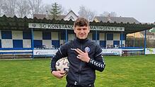 Drei Tore schoss Konstantin Hahn gegen den SV Kuppenheim, dennoch verlor der SC Konstanz-Wollmatingen 3:4.