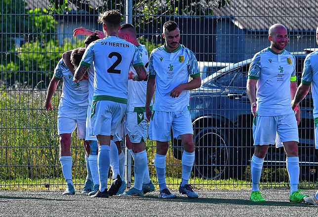 Bild 1: SV Herten rettet sich durch das 5:3 gegen VfR Bad Bellingen vor dem Abstieg &ndash; wir haben Bilder!