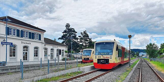 Die Machbarkeitsstudie zur Wirtschaftlichkeit der Ablachtalbahn (hier im Bahnhof in Stockach) soll im Frühjahr 2023 abgeschlossen sein.