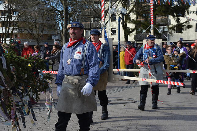 Bild 10: Bilder vom Kinderumzug und Narrenbaumstellen in Bad Dürrheim