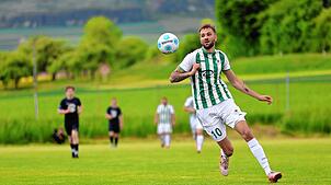 Noah Schade holte sich mit der DJK Villingen ein 1:1-Unentschieden bei der SG Riedöschingen/Hondingen.