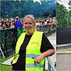 Nicole März und Maximilian Kincscher sind Teil der Sicherheitsdienste im Bodenseestadion.