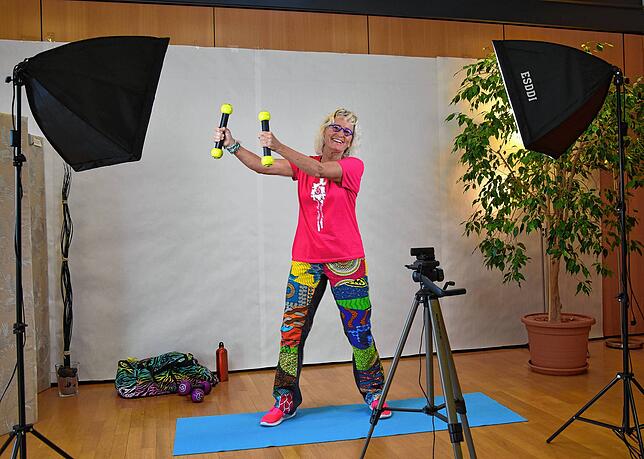 In Lockdown-Zeiten finden unter anderem Zumba-Kurse online statt.