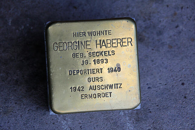 Stolperstein für Georgine Haberer