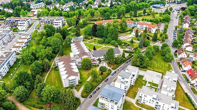 Das Areal des Seniorenpflegeheims St. Lioba in der Südstadt. Weil einige Vorgaben der Landesheimbauverordnung nicht erfüllt werden ...