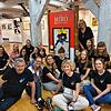 Gemeinsam besuchten die Schüler aus Lwiw, ihre Begleitpersonen und die deutschen Schüler die Miró-Ausstellung im Stadtmuseum Stockach.