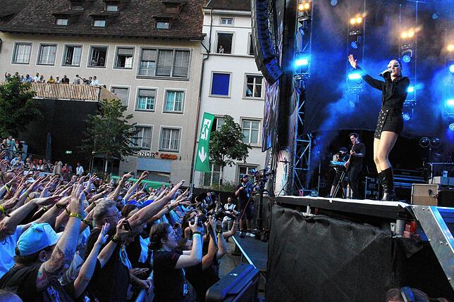 Die Berliner Rapperin Elif findet in Schaffhausen viel neues Publikum.