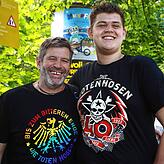 Stefan (links) und Jonas Lorenz aus Horb am Neckar.