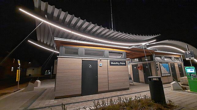 Damit ist jetzt Schluss: Der Mobility Point in Bodman wird aus Spargründen nicht mehr beleuchtet. Stattdessen soll es einen ...