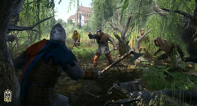 Bildschirmfoto einer Spielszene aus dem Computerspiel Kingdom Come: Deliverance. Bild: Warhorse Studios