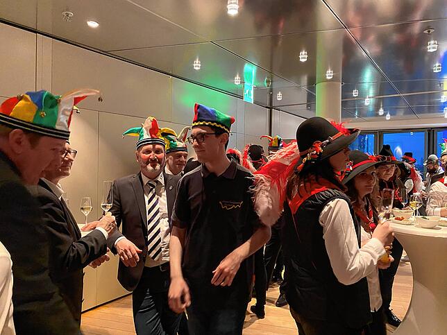 Die Narren in der EnBW-Dependance