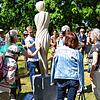 Im Jahr 2022 konnten Künstler auf der Mettnau im Rahmen des Bildhauersymposiums noch auf Tuchfühlung mit der Kunst gehen. Eigentlich ...