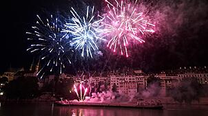 Nationalfeiertag in der Schweiz: Über Basel brennen am 31. Juli und am 1. August wieder Feuerwerke ab. (Archivbild)