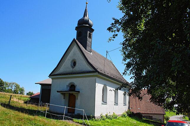 Die Kapelle „Zur schmerzhaften Mutter Gottes“ in Wolpadingen.