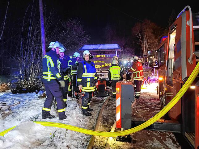 Bild 41: Brand im Hotel Walkenmühle in Bonndorf - die Bilder