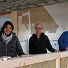Das Projektteam, das das Konzept zur baulichen Erweiterung der Blattert-Mühle Wellendingen entwickelte (von links): Luisa Kleiser, ...