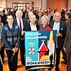 Die Hauptakteure beim Bohlinger Neujahrsempfang: (von links) Eva Bielefeld, Inga Bail, OB Bernd Häusler, Ortsvorsteher Stefan Dunaiski, ...
