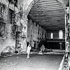 Ende der 1970er- und Anfang der 1980er-Jahre muss das frühere Franziskanerkloster aufwendig saniert werden &ndash; hier ein Blick ...
