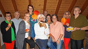 Seit November feilt das Gremium um Erich Fruh (ganz hinten) an dem Programm rund um Schokolade und Obst für Herbstwoche und Markt.