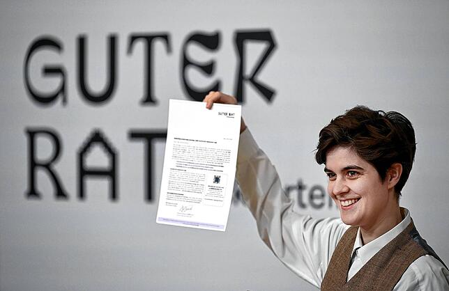 Marlene Engelhorn bei einer Pressekonferenz im Januar 2024. Im Sommer 2024 entschied der Bürgerrat, wohin Engelhorns Geld gespendet ...