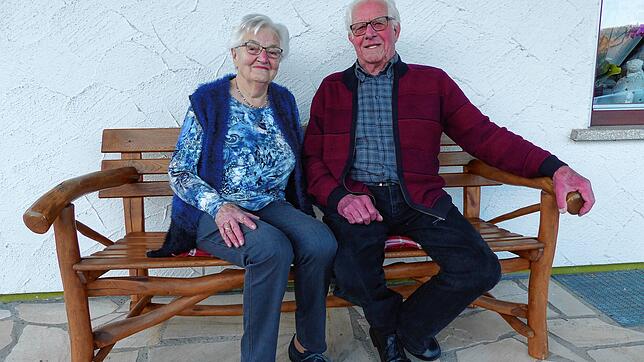 Das Ehepaar Anna und Konrad Amann aus Gutenstein kann nach 60 Ehejahren die diamantene Hochzeit feiern.