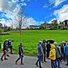 Bis hier soll die Bebauung der Wiese gehen und aus Sicht der Stadtplanung das Siedlungsgebiet &bdquo;abrunden&ldquo;. Oben sind Teile ...
