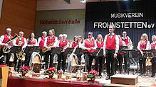 Mit verdientem Beifall bedacht wurden die Musiker des gastgebenden Musikvereins Frohnstetten mit ihrem Dirigenten Paul Maier für ihren ...