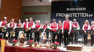 Mit verdientem Beifall bedacht wurden die Musiker des gastgebenden Musikvereins Frohnstetten mit ihrem Dirigenten Paul Maier für ihren ...