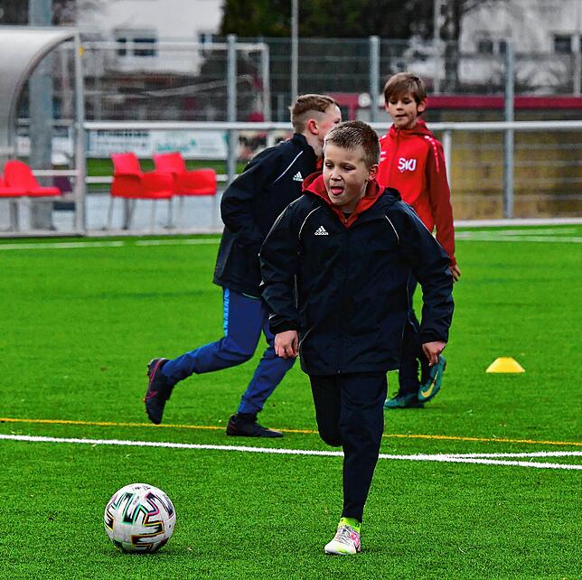 Bild 20: Eindrücke vom Training der E-Junioren des SV Jestetten nach der Corona-Pause