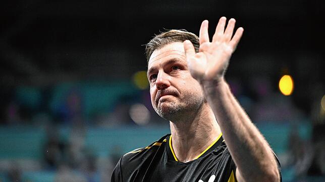 Auf Wiedersehen! Timo Boll verabschiedete sich am Dienstag-Abend von Olympia.