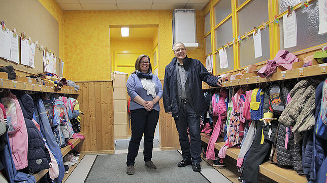Noch werden im Kindergarten Wilhelmspflege in Schwenningen 40 Kinder betreut. Doch die heimelige Atmosphäre im Flur und in den ...