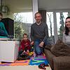 An Sitzungstagen bleibt Stadtrat Matthias Schäfer vom Jungen Forum Konstanz oft nicht viel Zeit fürs Spielen mit seinen beiden Kindern ...