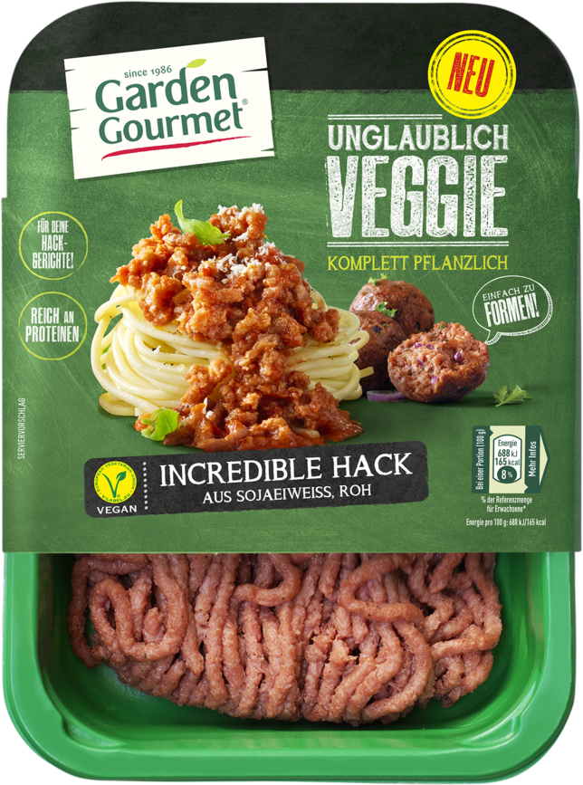 Der neueste Schrei? Vegetarisches Hack aus Soja.
