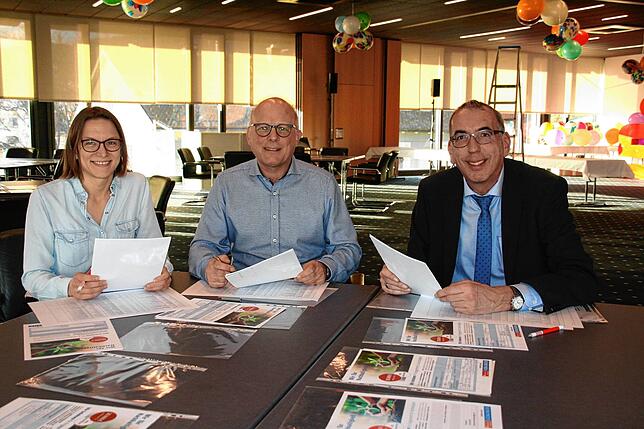 Die Jury, bestehend aus Redakteurin Melanie Völk, Kai Oldenburg, Leiter der Waldshuter SÜDKURIER-Lokalredaktion, und Peter Kaiser, ...