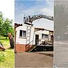 Ein heftiges Unwetter im Kreis Sigmaringen sorgte für erhebliche Schäden. In Sauldorf-Boll (Mitte) wurde ein Haus abgedeckt.