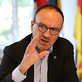 „Unser Problem ist, dass unsere Wünsche und das, was wir uns leisten können, auseinanderdriften“, sagt OB Uli Burchardt im ...