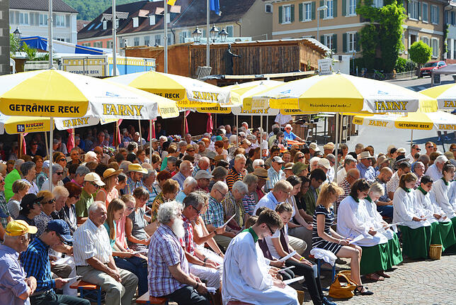 Der ökumensche Gottesdienst am Sonntag wird in diesem Jahr von der Markdorfer Stadtkapelle begleitet.