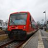 Ein Seehäsle-Zug im Bahnhof von Stockach. In letzter Zeit kam es öfter vor, dass die Triebwagen nur einzeln und nicht, wie vereinbart, ...