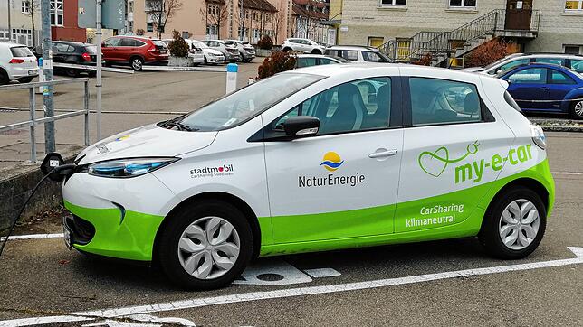 Eins von 17 E-Carsharing-Autos im Landkreis Waldshut.