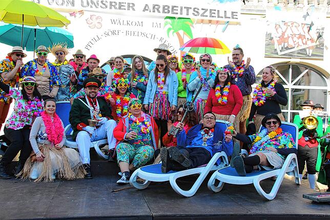 Nach dem Rathaussturm war Entspannung für Narren und Verwaltung das oberste Gebot.