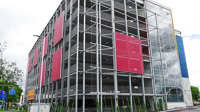 324 Parkplätze bietet das Parkhaus Am Gleis, das die Stadtwerke Singen vor Kurzem eröffnet haben.