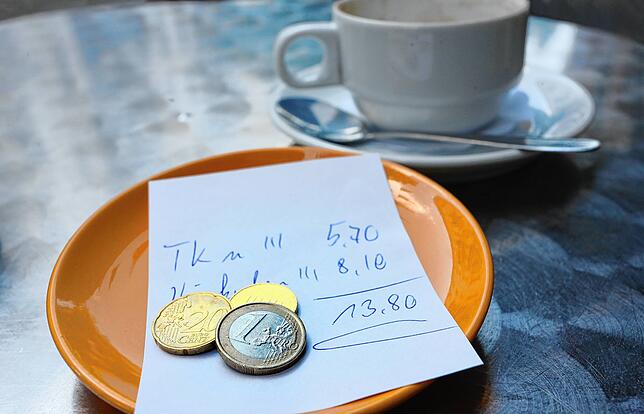 Rechnung auf einem Zettelchen &ndash; fürs Finanzamt schwer nachvollziehbar.