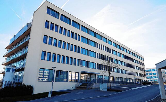 Der Hauptsitz der biopharmazeutisches Firma Curevac AG in Tübingen.
