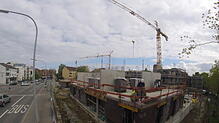 Baustelle Wobak Zähringer Hof.