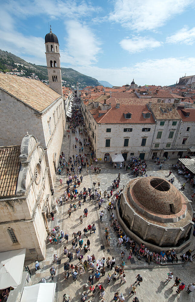 Die kroatische Küstenstadt Dubrovnik will täglich nur noch 8000 Gäste.