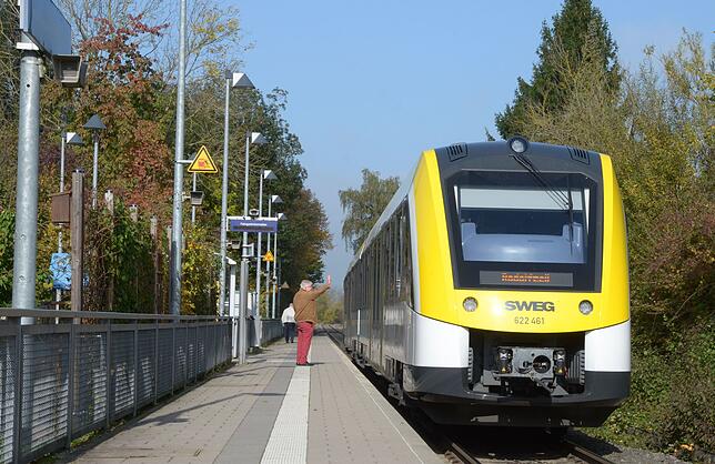 Ein zweites Gleis ist nicht in Sicht für die Bodensee-Gürtelbahn, geschweige denn eine Elektrifizierung.