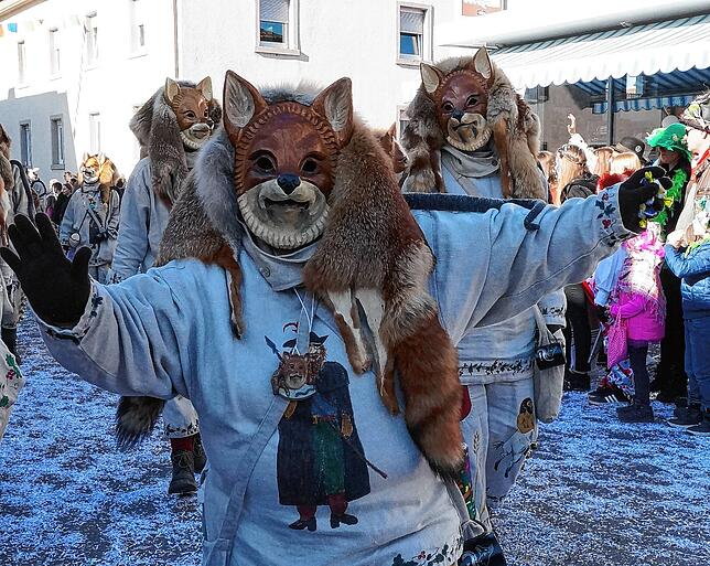 Das Kleggau-Narrentreffen findet am 4. und 5. Februar in Eggingen statt. Bei diesem Anlass feiern die Egginer Füchse (Bild) ihr ...
