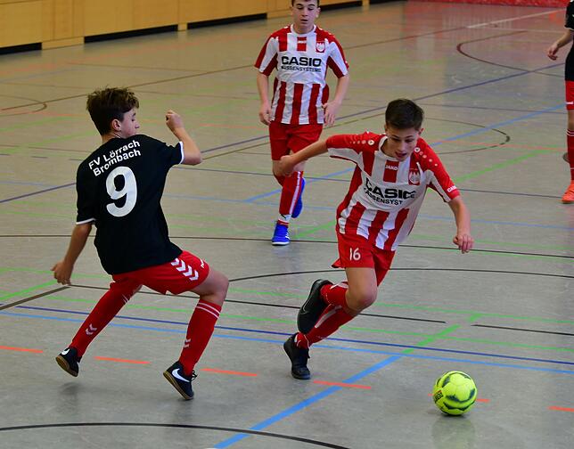 Bild 2: U15 des FV Lörrach-Brombach macht durch ein 8:1 gegen den FC Tiengen 08 den Gruppensieg klar