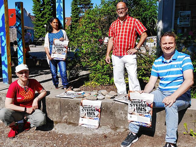 Sie kämpfen für die Bildungsrechte der Kinder und Jugendlichen (von links): Anne Mone Sahnwaldt, Sonali Mahlas-Bartels, Stefan ...
